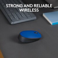 Wireless M171 Kabellose Maus in Blau - Ideal für...