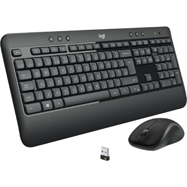 Wireless MK540 Kabellose Tastatur & Maus QWERTZ-Layout mit langlebiger Batterielaufzeit