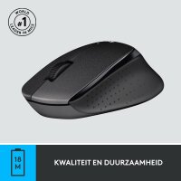 M330 Silent Click Wireless Maus – Ideal für ruhige Büros und geräuschsensibles Arbeiten