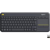 K400 Plus Wireless Tastatur mit Touchpad –...