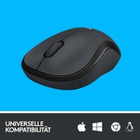 Logitech M220 SILENT Kabellose Maus, 2,4 GHz mit USB-Empfänger, 1000 DPI Optical Tracking