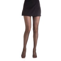 Elegante schwarze Strumpfhose für Damen 40 Den...