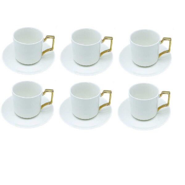 Aliya Kaffee-Set mit 12 Teilen 190 ml – Perfekt für jeden Anlass