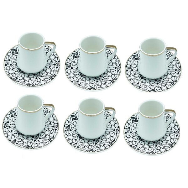 Serie Chalisa Kaffee-Set mit 12 Teilen und 190 ml Eleganz für jeden Tag