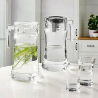 Pasabahce Azur Karaffe aus Glas mit Griff 1,4 Liter in...