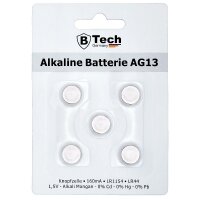 Batterie Alkaline (5er Pack) AG13 Knopfzelle-Blister