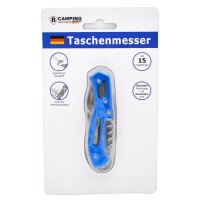 Multifunktionales Taschenmesser aus Edelstahl – 15 praktische Funktionen