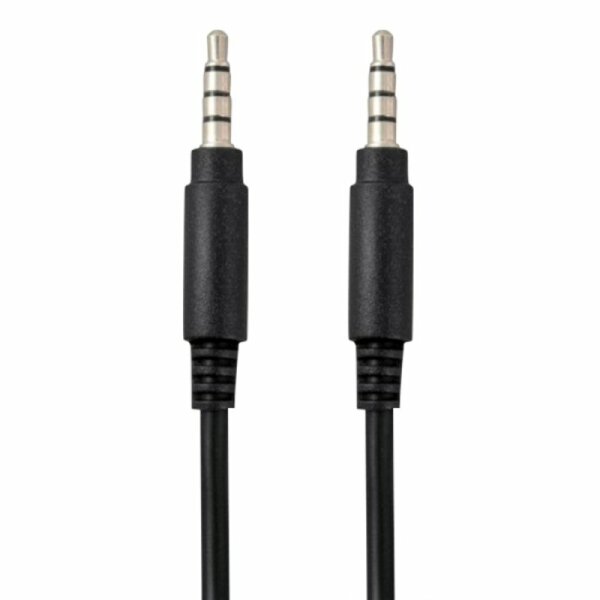 AUX Stereo 3.5mm Audio Kabel 100cm (BASIC LINE) - schwarz