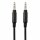 AUX Stereo 3.5mm Audio Kabel 100cm (BASIC LINE) - schwarz