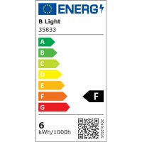 LED Lampe E-14 Kerzenform 6 Watt - kaltweiß (6500 K)