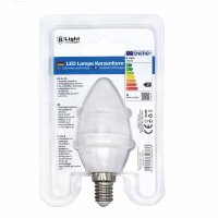 LED Lampe E-14 Kerzenform 6 Watt - neutralweiß (4000 K)