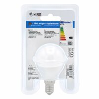 LED Lampe E-14 Tropfenform 6 Watt - kaltweiß (6500 K)