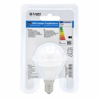 LED Lampe E-14 Tropfenform 6 Watt - neutralweiß (4000 K)