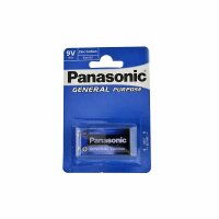 Batterie Panasonic - 9V 6F22 - 1 St.