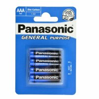 Batterie Panasonic Plus (4) R3 AAA Micro-Blister