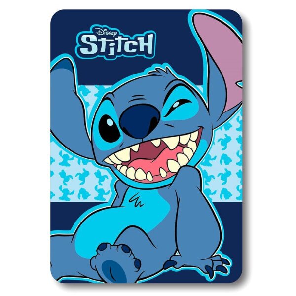 Lilo & Stitch Tagesdecke Bettdecke Fleecedecke Kuschelig, 140x100 cm