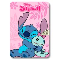 Lilo & Stitch Kuscheldecke in Rosa –...