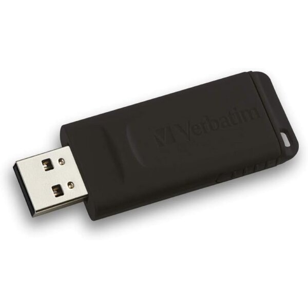 Schwarzer USB Stick mit USB 2.0 – Perfekt für den schnellen Datentransfer im Büroalltag!