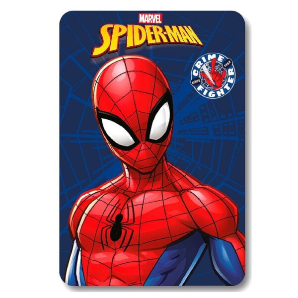 Spiderman Kuscheldecke für Kinder – Warme Fleecedecke in 140 x 100 cm