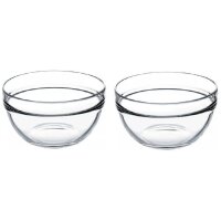 Schale aus Glas im 2er Set – 1135 ml, Vielseitig...