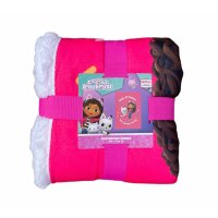 Gabbys Dollhouse Fleecedecke – Kuschelige Sherpa-Decke, 150 x 100 cm