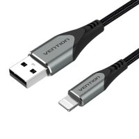 Ladekabel USB-A kompatibel mit iPhone 1m Datenkabel 2,4A...