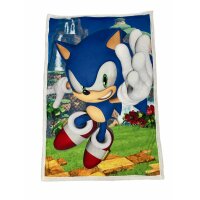 Sonic Sherpa-Kuscheldecke – Perfekte Wärme für kalte Tage, 150 x 100 cm