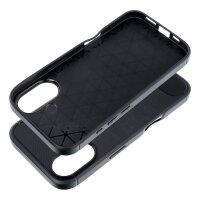 Carbon Case Silikon Handyhülle kompatibel mit iPhone 16 Pro