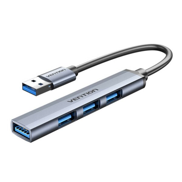 Vention Mini HUB USB 3.0 zu USB 3.0, 2x USB 2.0 Dockingstation 0,15 in Grau