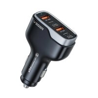 Autoladegerät 2 x USB A + 2 x Typ C - Ladeadapter...