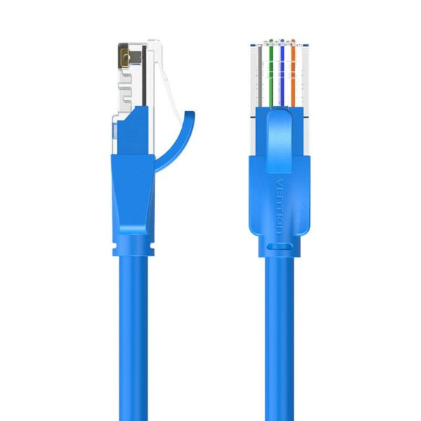 Netzwerkkabel UTP CAT6 Vention RJ45 Ethernet 1000Mbps in Blau RJ45 auf RJ45