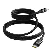 Datenkabel - Magnetisches USB-C / USB-C-Ladekabel 100 W 1 m – schwarz