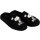 United Labels The Peanuts Hausschuhe für Damen Snoopy Design Puschen Slipper Pantoffeln Schwarz