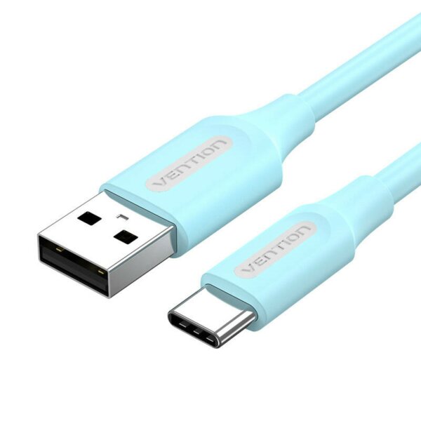 Kabel USB Typ A auf USB Typ C USB 2.0 Ladekabel Hellblau Datenkabel 480 Mbps