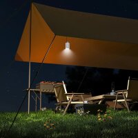 LED-Taschenlampe Baseus PocketGo Pro Touristenpumpe mit Luftablassfunktion - Campinglampe 2000 mAh