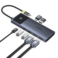 7in1 HUB Baseus USB-C – USB-C PD100W / 2x USB-A / 2x HDMI 4K / USB-A 3.0 / USB-C 3.0