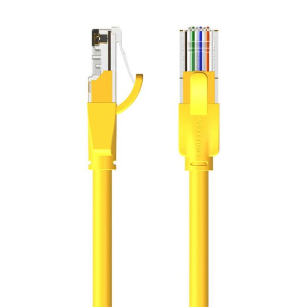 Vention Netzwerkkabel UTP CAT6 RJ45 Ethernet 1000Mbps in Gelb RJ45 auf RJ45