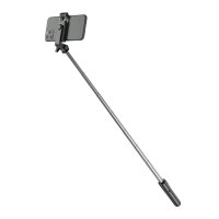 1 m Selfie-Stick Schwarz - Teleskopstativ Telefonhalter...