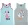 Disney Unterhemd für Mädchen - Minnie & Daisy Kinder Tank Top Hemdchen Blau/Grau (2er Pack)