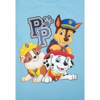 Paw Patrol Schlafanzug für Jungen - Kinder Pyjama Set Langarm Oberteil mit Hose Blau