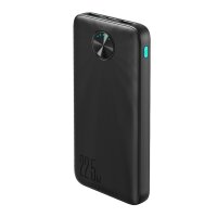 10000 mAh Powerbank Joyroom 2x USB-A und 1x USB-C 22,5 W – schwarz - perfekt für Reisen