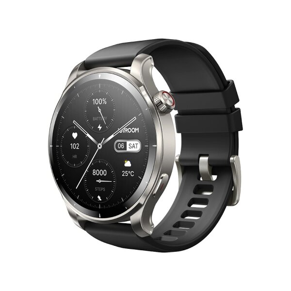 Smartwatch mit Anrufannahmeoption – Grau 128 MB Venture Series Wasserbeständige Watch