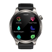 Smartwatch mit Anrufannahmeoption – Grau 128 MB Venture Series Wasserbeständige Watch