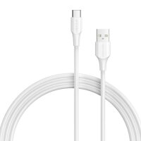 Kabel USB-A (USB 2.0) auf USB-C Ladekabel in Weiß...