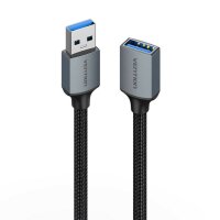 Vention USB 3.0 Verlängerungskabel USB-A Stecker auf USB-A Buchse 3m in Grau