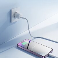 Wandladegerät - USB C 20W PD Mini-Ladegerät mit USB-C-Kabel kompatibel mit iPhone Ladegerät