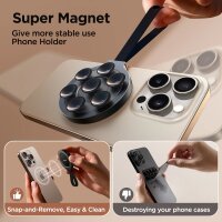 Joyroom magnetischer Telefonhalter mit Saugnäpfen – Schwarz und integrierten Silikonband