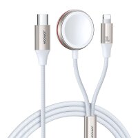 2-in-1- Kabel und induktives Ladegerät 1,5 m...