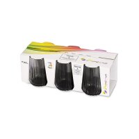 Pasabahce Nova Mini Glas 6er set 135 ml – Elegantes Design in edlem Grau