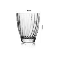 Pasabahce Bouquet Wasserglas Set – 3-teilig, 290...